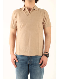 MC2 Saint barth polo in lino da uomo sabbia