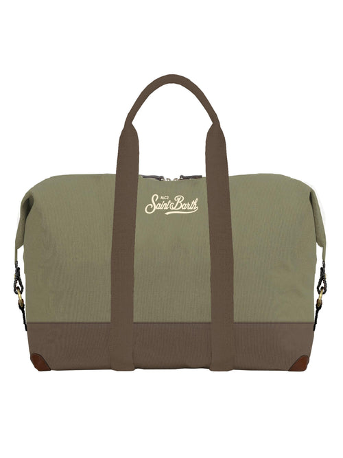 Mc2 Saint barth Travel bag da uomo verde militare