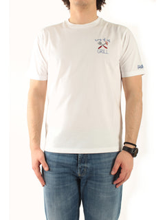 MC2 Saint barth T-shirt portofino da uomo bianca