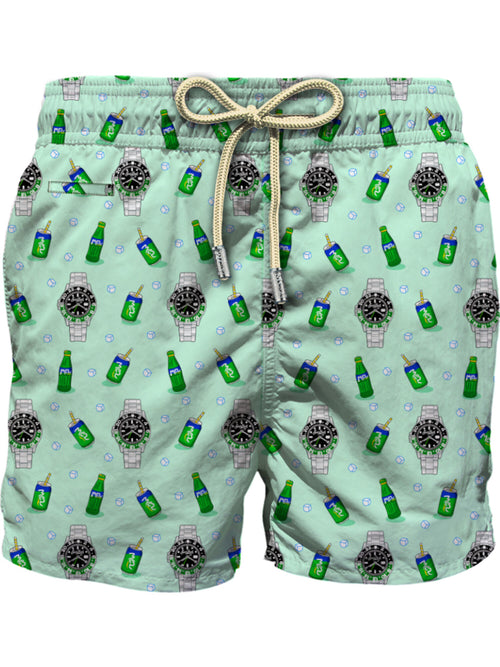 MC2 Saint barth costume mare Ultralight da uomo menta