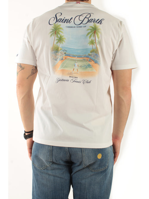 MC2 Saint barth T-shirt portland da uomo bianca