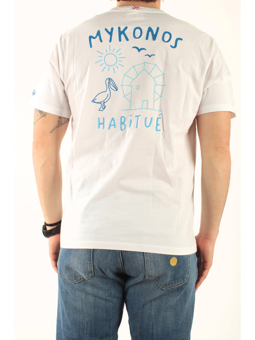 MC2 Saint barth T-shirt portland da uomo bianca