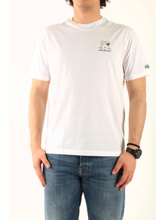 MC2 Saint barth T-shirt portofino da uomo bianca