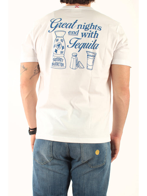 MC2 Saint barth T-shirt portland da uomo bianca