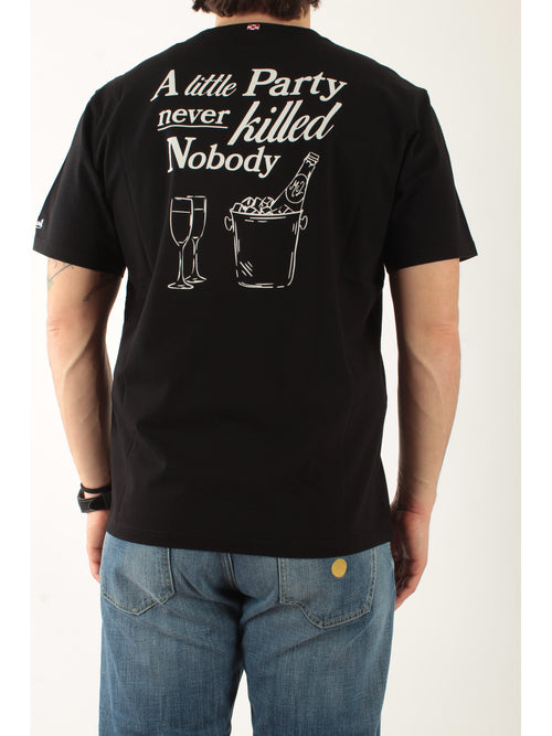 MC2 Saint barth T-shirt portofino da uomo nero