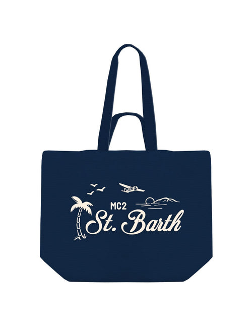 MC2 Saint barth borsa tote essential da uomo blu