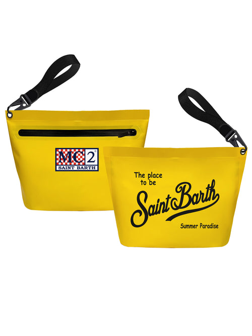MC2 Saint barth Aline Water-resistant pochette da uomo giallo