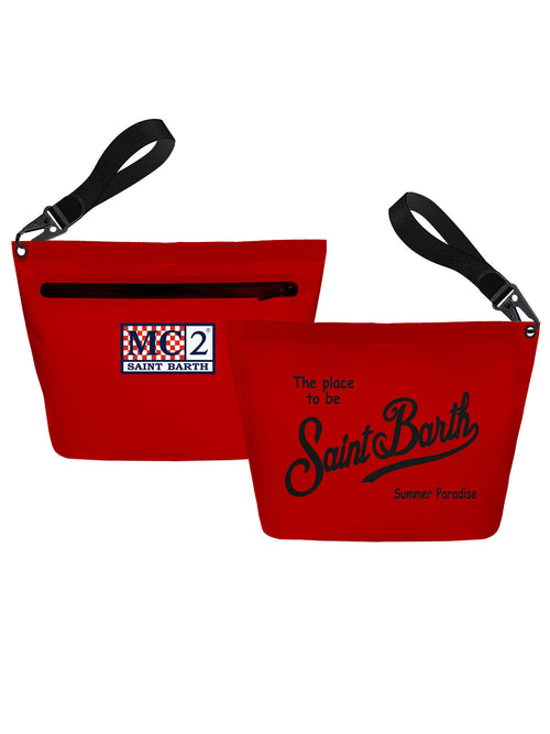 MC2 Saint barth Aline Water-resistant pochette da uomo rosso