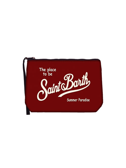 MC2 Saint barth pochette ALINE in nylon da uomo bordeaux