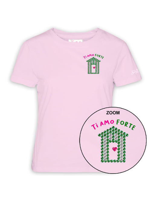 MC2 Saint barth EMILIE T-shirt da donna rosa