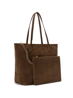 MC2 saint barth Borsa city regular in camoscio da donna camel