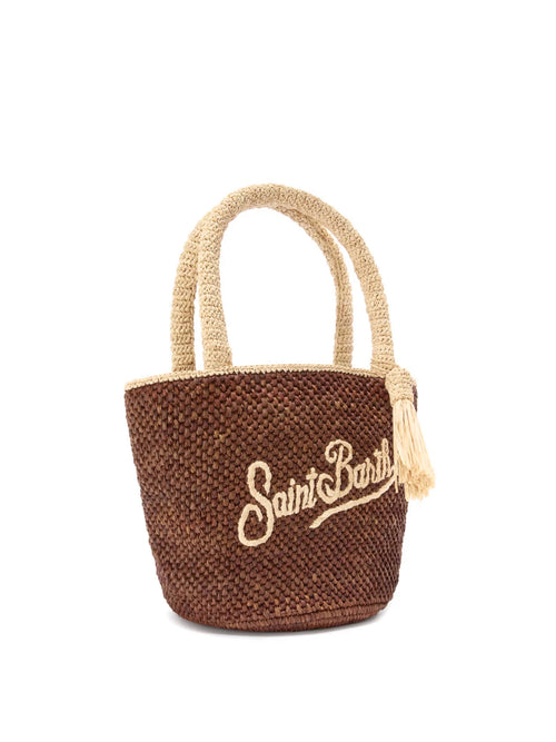 MC2 saint barth borsa Marcy in raffia da donna marrone