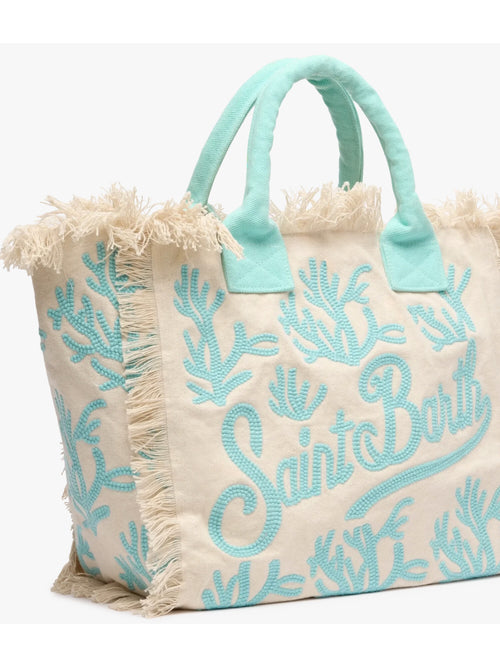 MC2 Saint barth borsa a spalla vanity rug da donna turchese