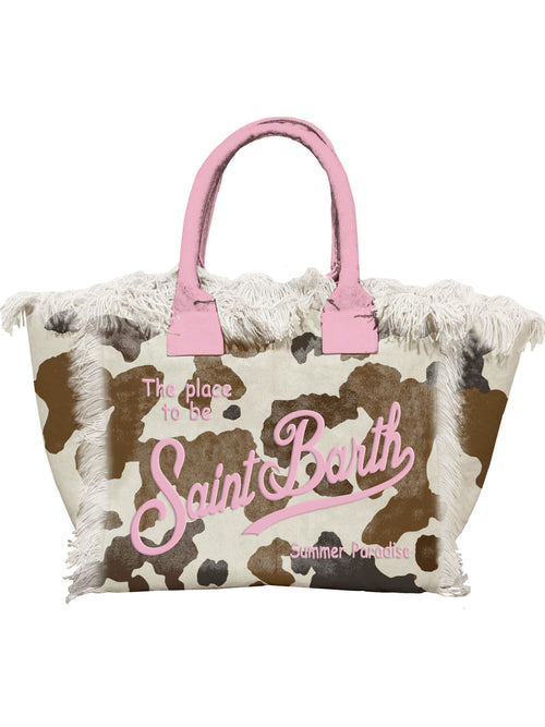 MC2 Saint Barth Borsa a spalla vanity da donna cow skin
