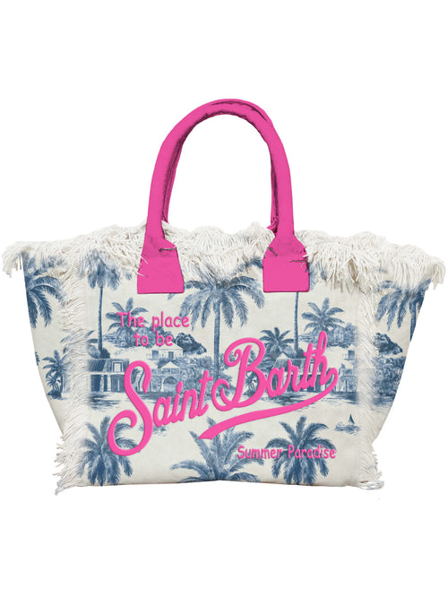 MC2 Saint Barth Borsa a spalla vanity da donna bianco