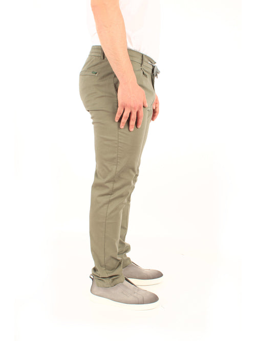 Berwich SPIAGGIA pantalone da uomo verde