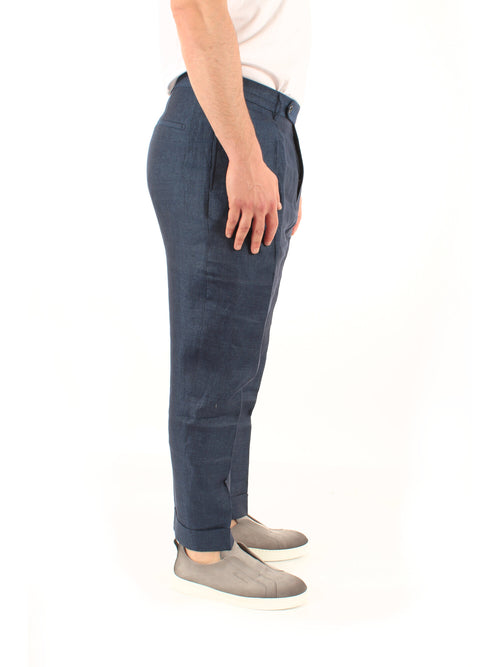 Berwich CHIAIA pantalone da uomo navy
