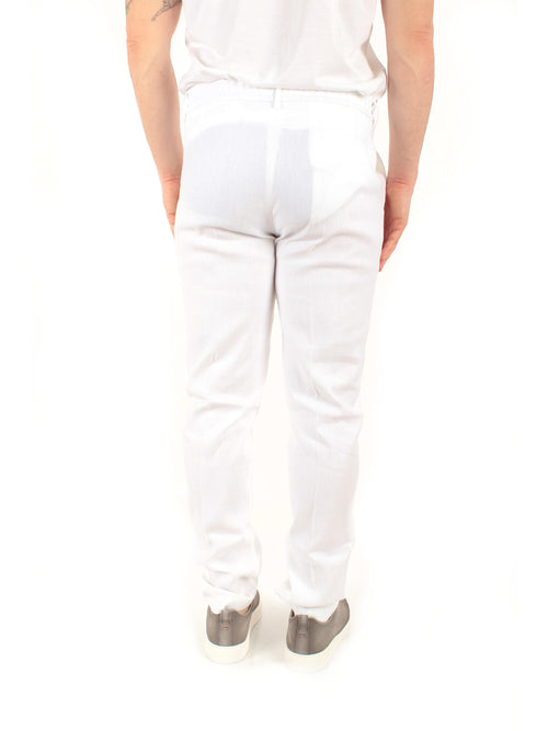 Berwich CHIAIA pantalone da uomo white