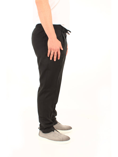 Berwich SPIAGGIA pantalone da uomo black