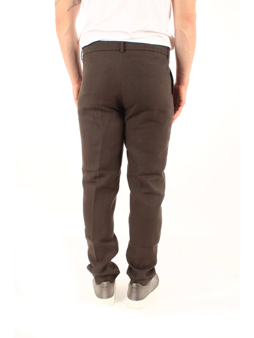 Berwich CHIAIA pantalone da uomo dark brown