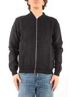 Kiton Giacca bomber da uomo nero