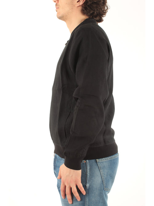 Kiton Giacca bomber da uomo nero