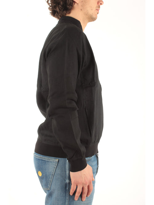 Kiton Giacca bomber da uomo nero