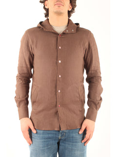 Kiton Camicia Casual da uomo marrone