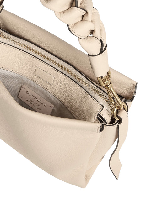 Coccinelle Boheme small borsa da donna cognac/pearl
