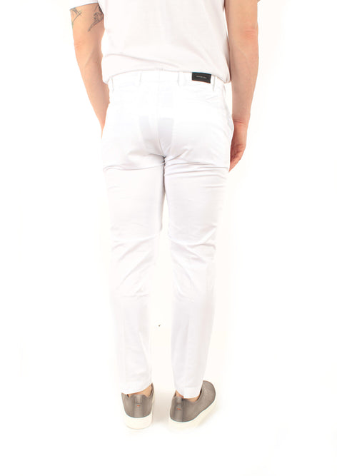 Michael Coal MC-BRAD pantalone da uomo bianco