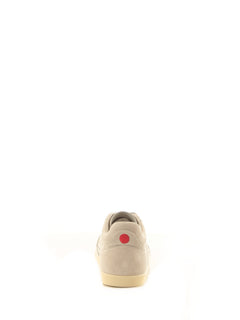 Kiton sneakers in pelle scamosciata da uomo ghiaccio