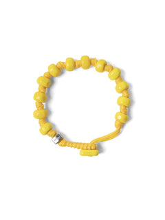 Aua bracciale vetro giallo unisex, GIALLO LIMONE