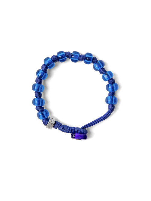 Aua bracciale vetro blu unisex, BLU NOTTE