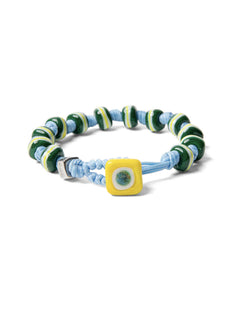 Aua bracciale vetro verde/azzurro unisex, CASTIGLIONCELLO