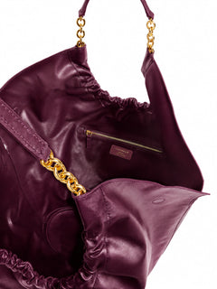 Coccinelle borsa Smash large in pelle berry da donna