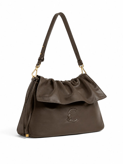 Coccinelle Lidia small da donna fango