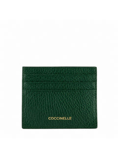 Coccinelle portacarte C-me in pelle da donna garden green