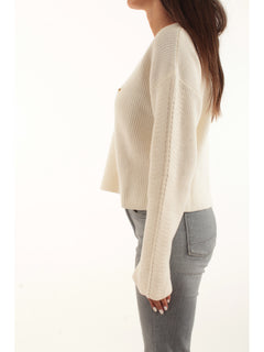 Twinset pull da donna madreperla