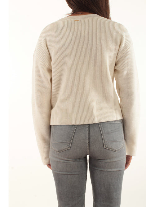 Twinset pull da donna madreperla