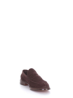 Tricker's Adam mocassino in pelle scamosciata da uomo coffee