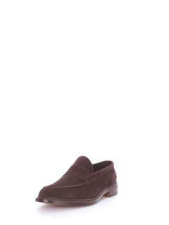 Tricker's Adam mocassino in pelle scamosciata da uomo coffee