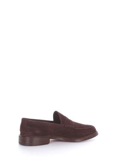 Tricker's Adam mocassino in pelle scamosciata da uomo coffee