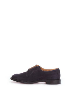 Tricker's Robert scarpa derby stringata casual da uomo blu, Robert