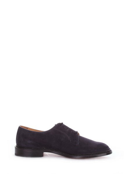 Tricker's Robert scarpa derby stringata casual da uomo blu, Robert