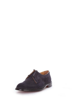 Tricker's Robert scarpa derby stringata casual da uomo blu, Robert
