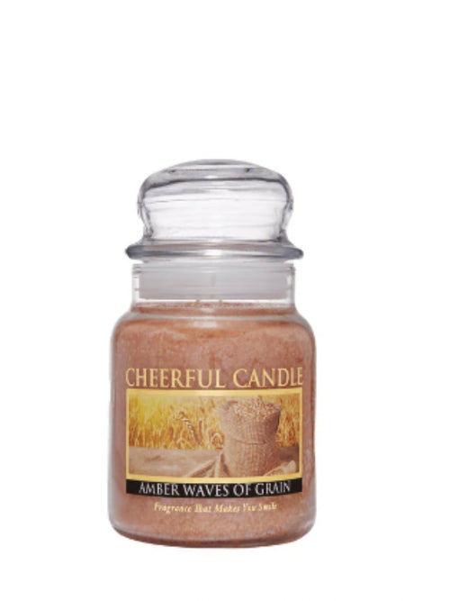 CHEERFUL CANDLE AMBER WAVES OF GRAIN 6 OZ