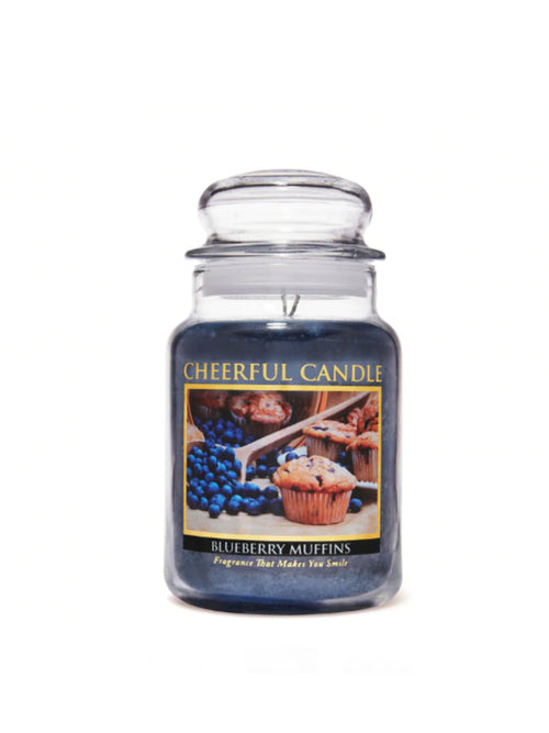 CHEERFUL CANDLE BLUEBERRY MUFFINS 24 OZ