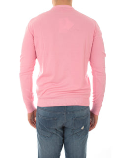 Fedeli ARGENTINA maglia in cotone biologico Giza da uomo rosa