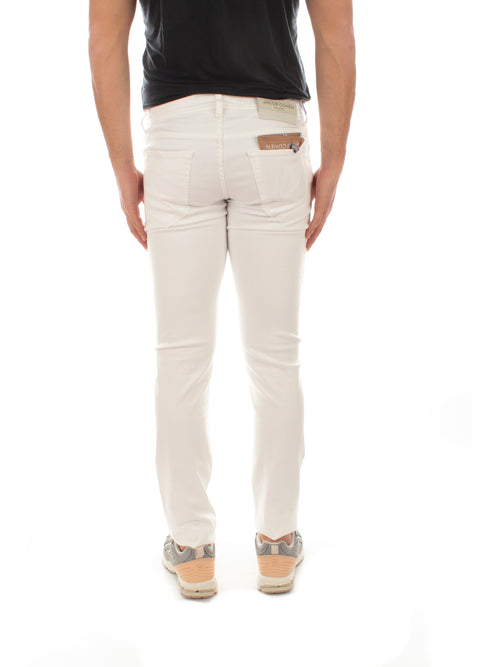 Jacob Cohen NICK jeans super slim fit da uomo bianco