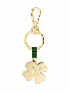 CHARM GRAINED LEATHER/METAL